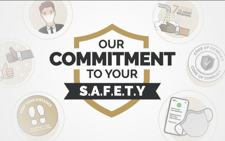 Our commitment to your SAFETY