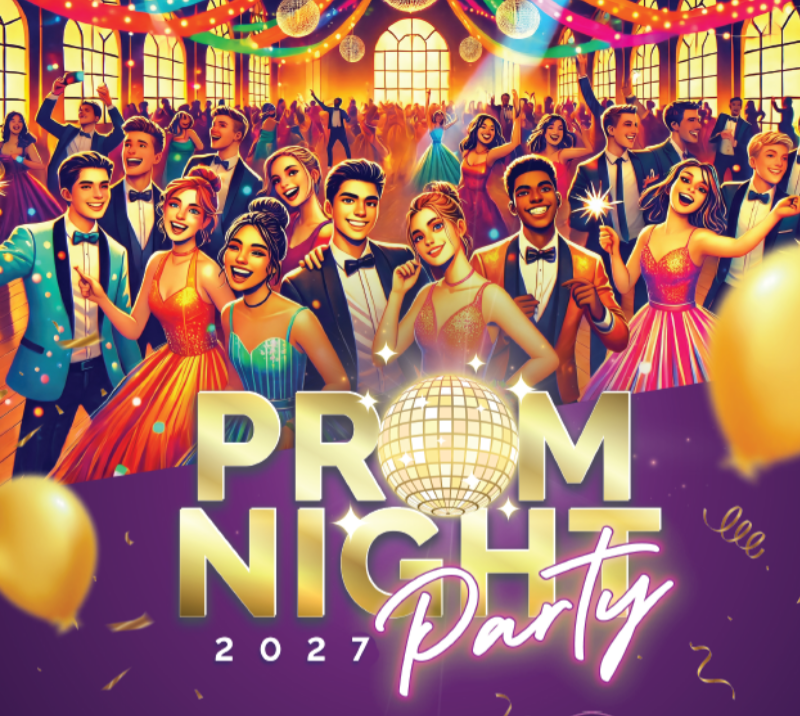 prom nights 2027 at worcester racecourse artwork