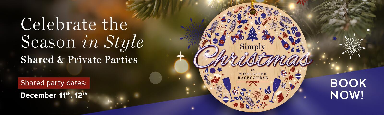 Shared Christmas nights at Worcester Racecourse 2026