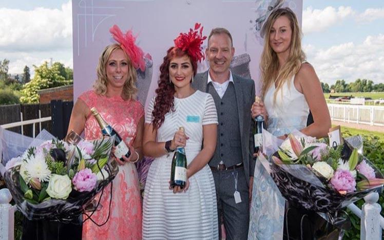 The finalists from the 2019 Ladies Day best dressed Lady competition.